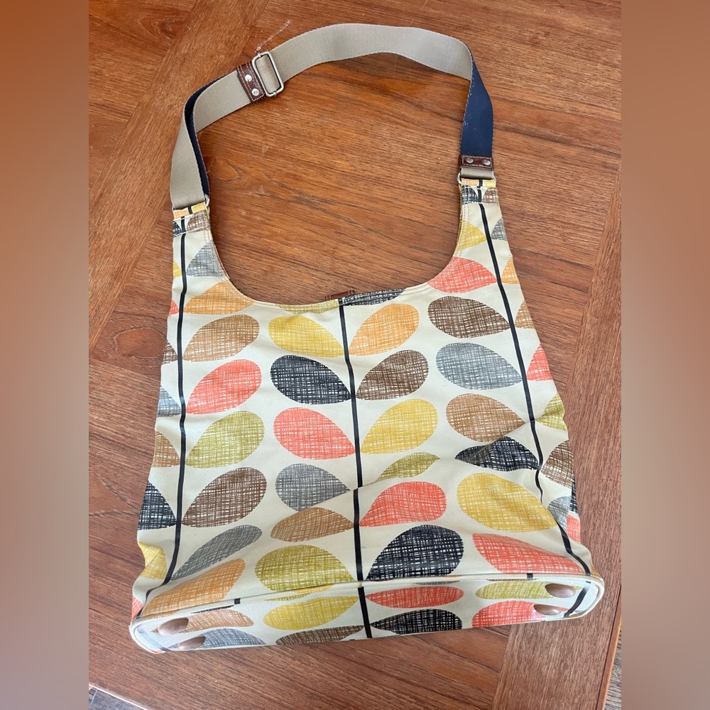 Orla Kiely Multicolor Leaf Shoulder Bag